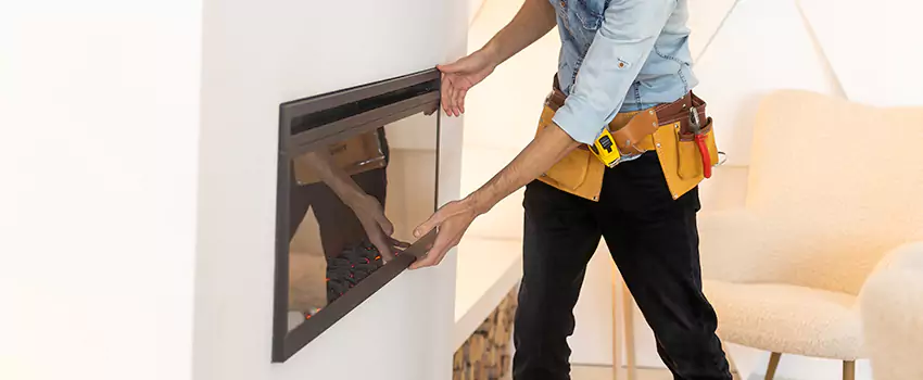 Metal Fireplace Installation in Kearns, Utah