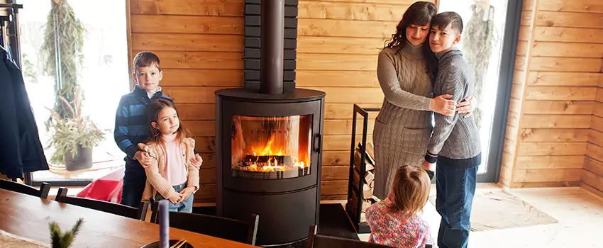 Morso Cast Iron Fireplace Insert Installation in Kearns, Utah