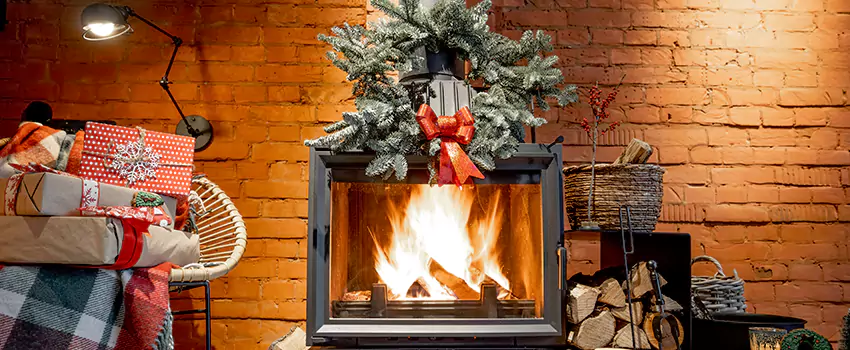 Travis Industries Linear Gas Fireplace Installation in Kearns, Utah