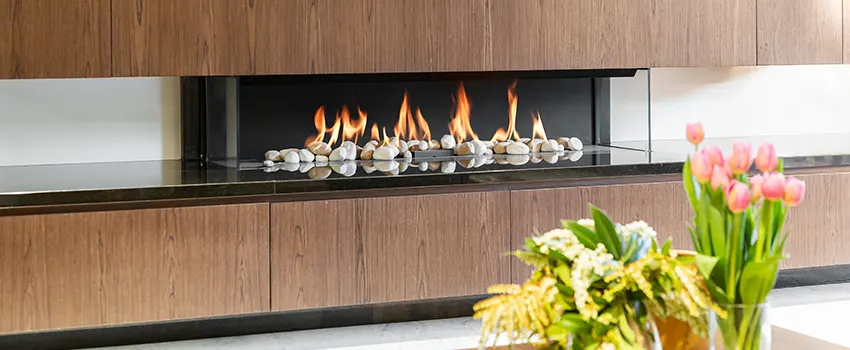 Double-height Fireplace Design Refurbishment in Kearns, Utah