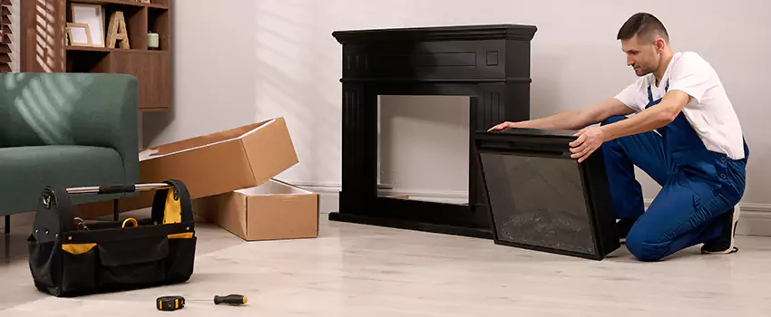 Old Rusted Metal Fireplace Repair And Replacement in Kearns, UT