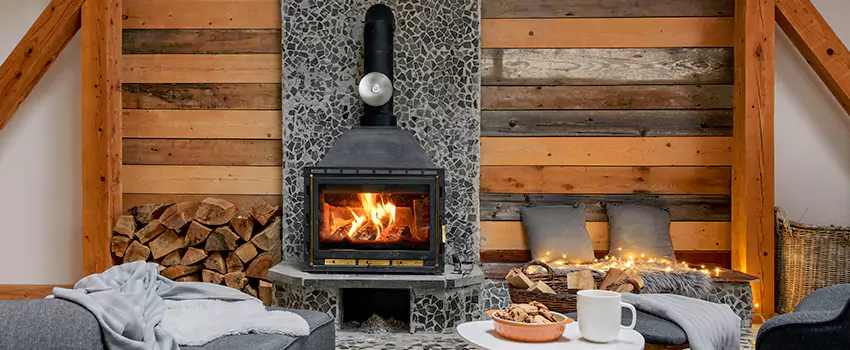 Thelin Hearth Products Direct Vent Gas Stove Fireplace Inspection in Kearns, Utah